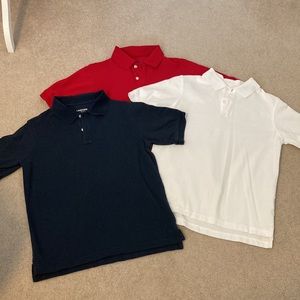 Boys Lands End Short Sleeved Polo Shorts Size 10/12